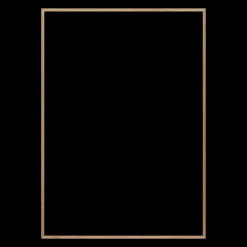 A3 ramme – egetræ natur