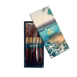 Chopstick Giftset Twisst Brown