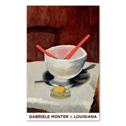 Gabriele Münter – Stilleben mit rotem besteck (1930)