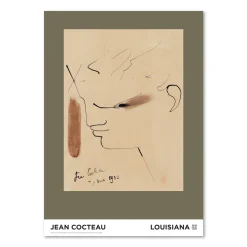 Jean Cocteau – Portrait de Jean Marais 1952