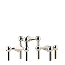 lysestage 3pack - krom