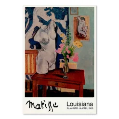 Matisse Gipstorso og blomsterbuket – 1919