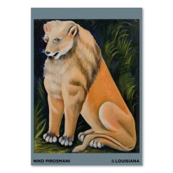 Niko Pirosmani – Yellow Lejon Sejant