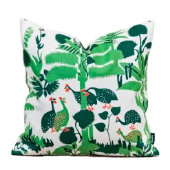 Pude med perlehøneprint