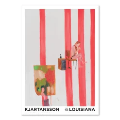 Ragnar Kjartansson – The End (røde striber) (2008)