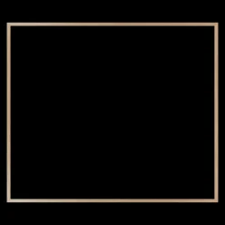 Ramme 100 x 85 cm – egetræ natur