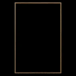 Ramme 62 x 95 cm – egetræ natur