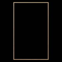 Ramme 51 x 85 cm – egetræ natur