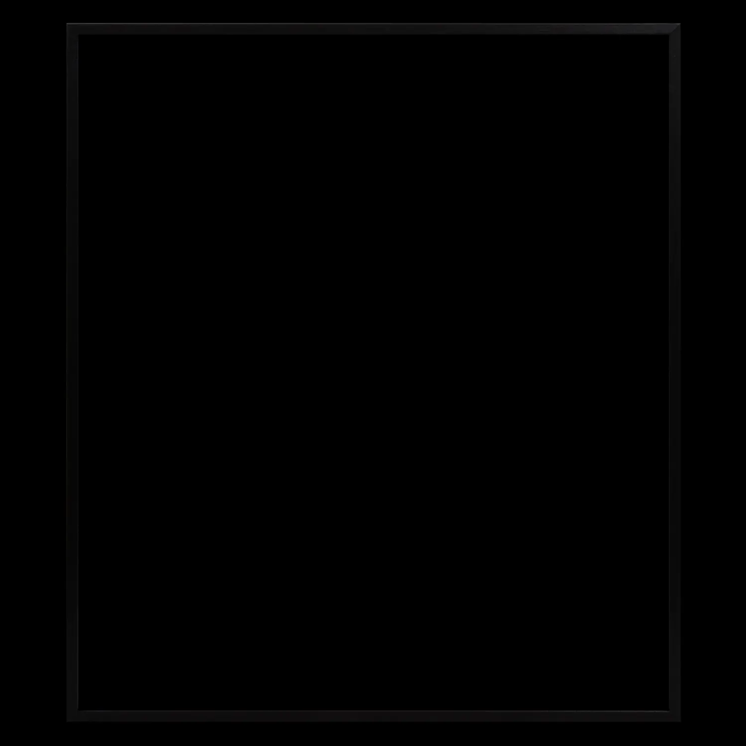 Ramme 42 x 48 cm – sort egetræ