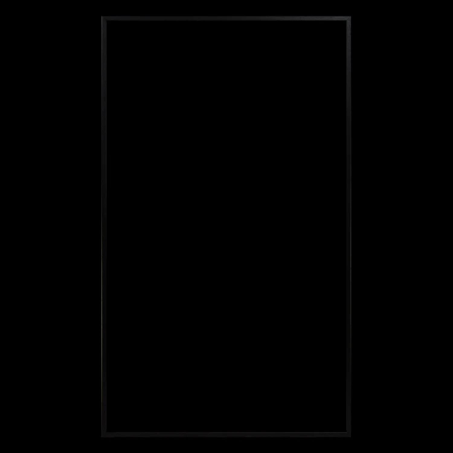 Ramme 50 x 85.4 cm – sort egetræ