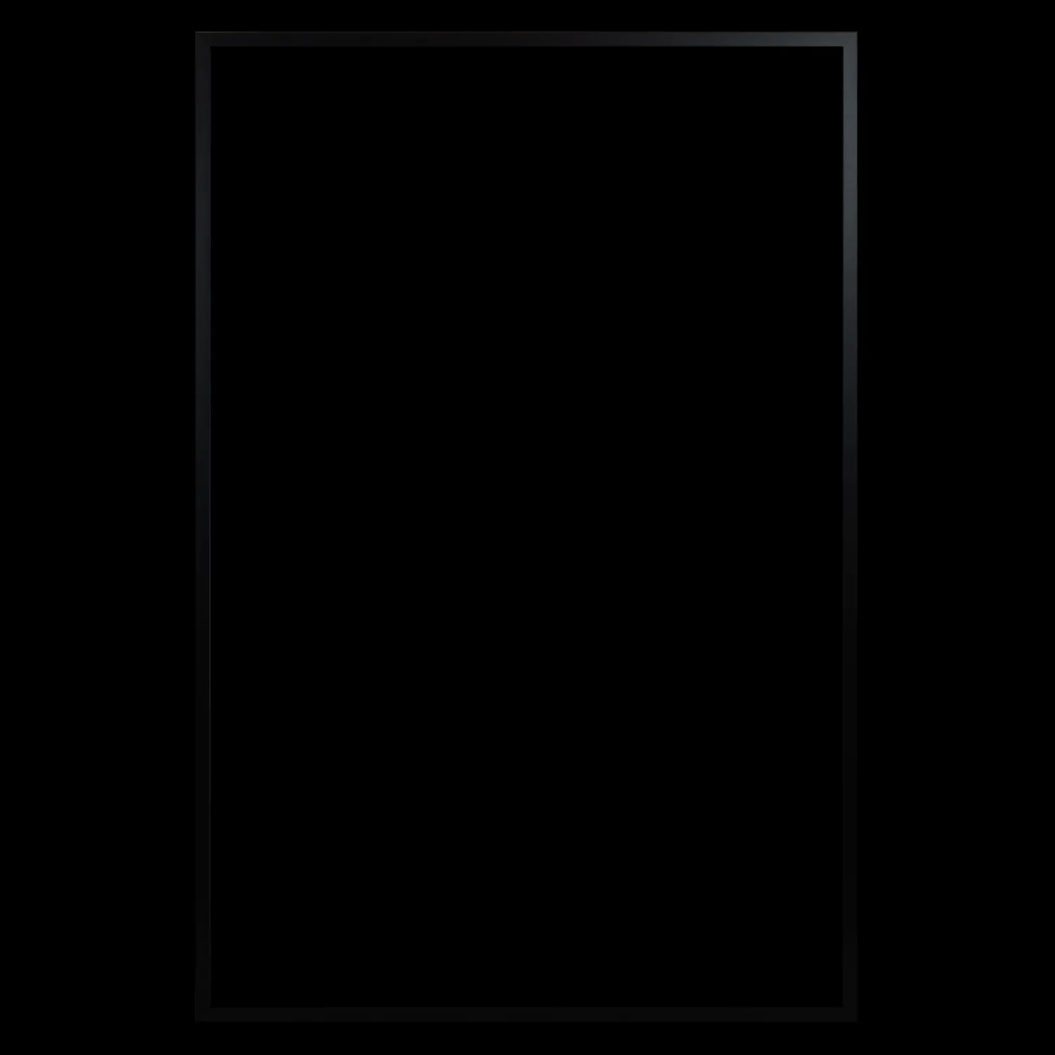 Ramme 82 x 124 cm – sort egetræ