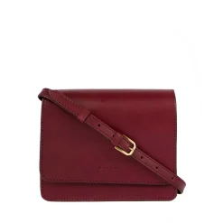 Taske – Audrey Mini Dark Cherry Classic Leather