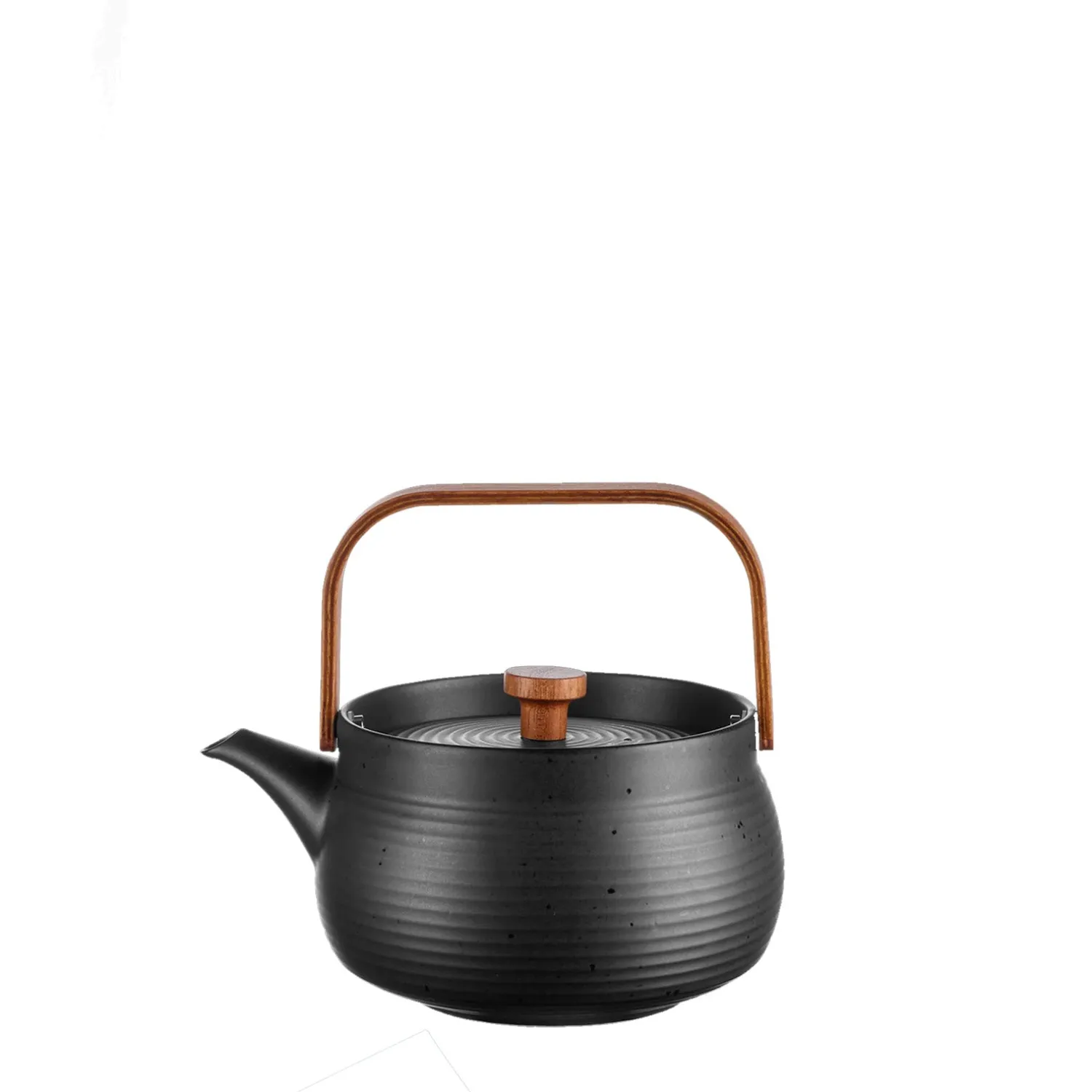 Tekande med træhåndtag - 0.6 L