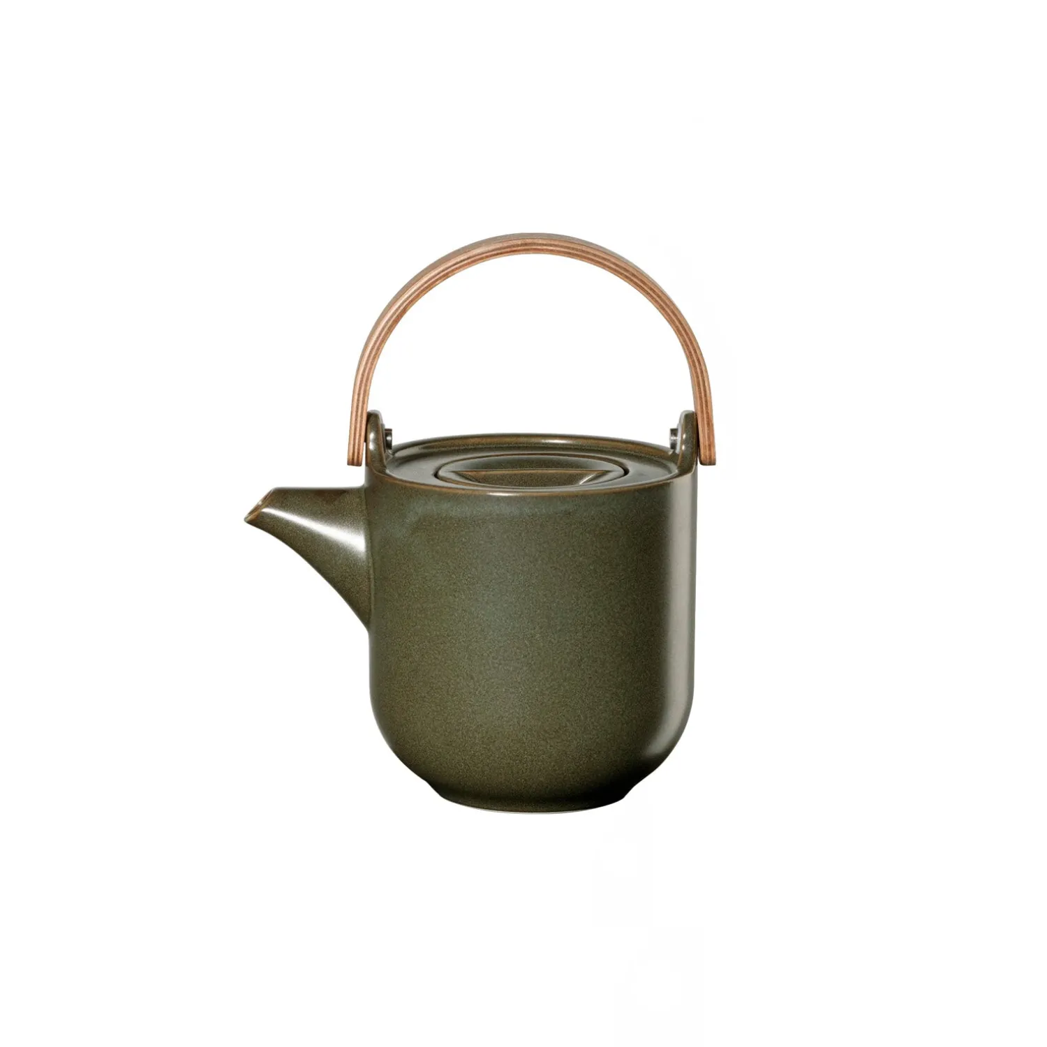 Tepotte med træhåndtag — 0.6 l.